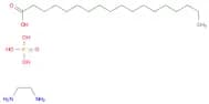 Octadecanoic acid, compd. with 1,2-ethanediamine phosphate (9CI)