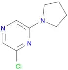 Pyrazine, 2-chloro-6-(1-pyrrolidinyl)-