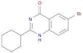 4(3H)-Quinazolinone, 6-bromo-2-cyclohexyl-