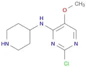 4-Pyrimidinamine, 2-chloro-5-methoxy-N-4-piperidinyl-