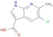 1H-Pyrrolo[2,3-b]pyridine-3-carboxylic acid, 5-chloro-6-methyl-