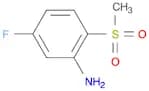 Benzenamine, 5-fluoro-2-(methylsulfonyl)-