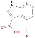 1H-Pyrrolo[2,3-b]pyridine-3-carboxylic acid, 4-cyano-