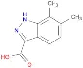 1H-Indazole-3-carboxylic acid, 6,7-dimethyl-