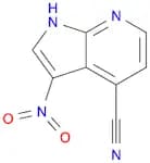 1H-Pyrrolo[2,3-b]pyridine-4-carbonitrile, 3-nitro-