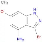 1H-Indazol-4-amine, 3-bromo-6-methoxy-