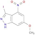 1H-Indazole, 3-iodo-6-methoxy-4-nitro-
