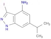 1H-Indazol-4-amine, 3-iodo-6-(1-methylethyl)-