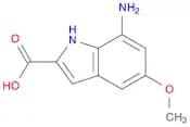 1H-Indole-2-carboxylic acid, 7-amino-5-methoxy-