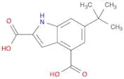 1H-Indole-2,4-dicarboxylic acid, 6-(1,1-dimethylethyl)-