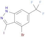1H-Indazole, 4-bromo-3-iodo-6-(trifluoromethyl)-