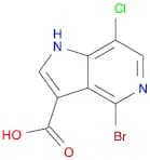 1H-Pyrrolo[3,2-c]pyridine-3-carboxylic acid, 4-bromo-7-chloro-