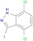 1H-Indazole, 4,7-dichloro-3-iodo-