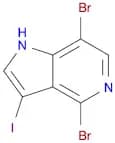 1H-Pyrrolo[3,2-c]pyridine, 4,7-dibromo-3-iodo-