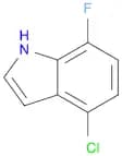 1H-Indole, 4-chloro-7-fluoro-