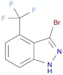 1H-Indazole, 3-bromo-4-(trifluoromethyl)-
