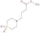 4-Thiomorpholinebutanoic acid, methyl ester, 1,1-dioxide