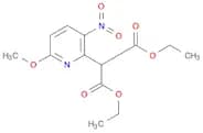 Propanedioic acid, 2-(6-methoxy-3-nitro-2-pyridinyl)-, 1,3-diethyl ester
