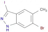 1H-Indazole, 6-bromo-3-iodo-5-methyl-