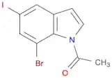 Ethanone, 1-(7-bromo-5-iodo-1H-indol-1-yl)-