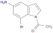 Ethanone, 1-(5-amino-7-bromo-1H-indol-1-yl)-
