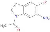 Ethanone, 1-(6-amino-5-bromo-2,3-dihydro-1H-indol-1-yl)-