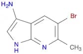 1H-Pyrrolo[2,3-b]pyridin-3-amine, 5-bromo-6-methyl-