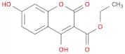 2H-1-Benzopyran-3-carboxylic acid, 4,7-dihydroxy-2-oxo-, ethyl ester