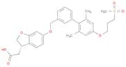 3-Benzofuranacetic acid, 6-[[2',6'-dimethyl-4'-[3-(methylsulfonyl)propoxy][1,1'-biphenyl]-3-yl]met…