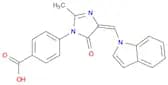 Benzoic acid, 4-[4,5-dihydro-4-(1H-indolylmethylene)-4,5-dihydro-2-methyl-5-oxo-1H-imidazol-1-yl]-…
