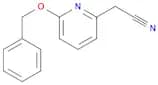 2-Pyridineacetonitrile, 6-(phenylmethoxy)-