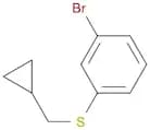 Benzene, 1-bromo-3-[(cyclopropylmethyl)thio]-