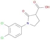 3-Pyrrolidinecarboxylic acid, 1-(3,4-dichlorophenyl)-2-oxo-