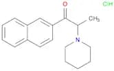 1-Propanone, 1-(2-naphthalenyl)-2-(1-piperidinyl)-, hydrochloride (1:1)
