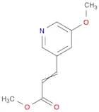 2-Propenoic acid, 3-(5-methoxy-3-pyridinyl)-, methyl ester