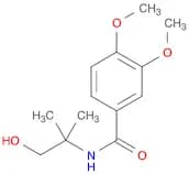Benzamide, N-(2-hydroxy-1,1-dimethylethyl)-3,4-dimethoxy-