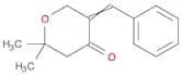 4H-Pyran-4-one, tetrahydro-2,2-dimethyl-5-(phenylmethylene)-