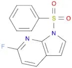 1H-Pyrrolo[2,3-b]pyridine, 6-fluoro-1-(phenylsulfonyl)-