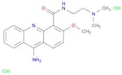 4-Acridinecarboxamide, 9-amino-N-[2-(dimethylamino)ethyl]-3-methoxy-, hydrochloride (1:2)
