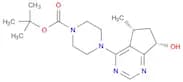 1-Piperazinecarboxylic acid, 4-[(5R,7S)-6,7-dihydro-7-hydroxy-5-methyl-5H-cyclopentapyrimidin-4-yl…