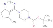 1-Piperazinecarboxylic acid, 4-[(5R)-6,7-dihydro-5-methyl-5H-cyclopentapyrimidin-4-yl]-, 1,1-dimet…