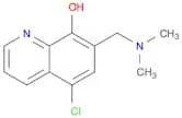 8-Quinolinol, 5-chloro-7-[(dimethylamino)methyl]-