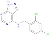 1H-Pyrazolo[3,4-d]pyrimidin-4-amine, N-[(2,4-dichlorophenyl)methyl]-