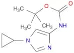 Carbamic acid, N-(1-cyclopropyl-1H-imidazol-4-yl)-, 1,1-dimethylethyl ester
