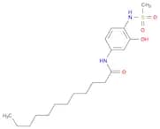 Dodecanamide, N-[3-hydroxy-4-[(methylsulfonyl)amino]phenyl]-