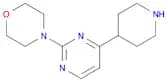 Morpholine, 4-[4-(4-piperidinyl)-2-pyrimidinyl]-
