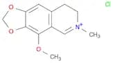1,3-Dioxolo[4,5-g]isoquinolinium, 7,8-dihydro-4-methoxy-6-methyl-, chloride (1:1)