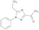 Ethanone, 1-(5-ethyl-1-phenyl-1H-1,2,4-triazol-3-yl)-