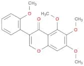 4H-1-Benzopyran-4-one, 5,6,7-trimethoxy-3-(2-methoxyphenyl)-
