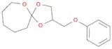 1,4,6-Trioxaspiro[4.6]undecane, 2-(phenoxymethyl)-